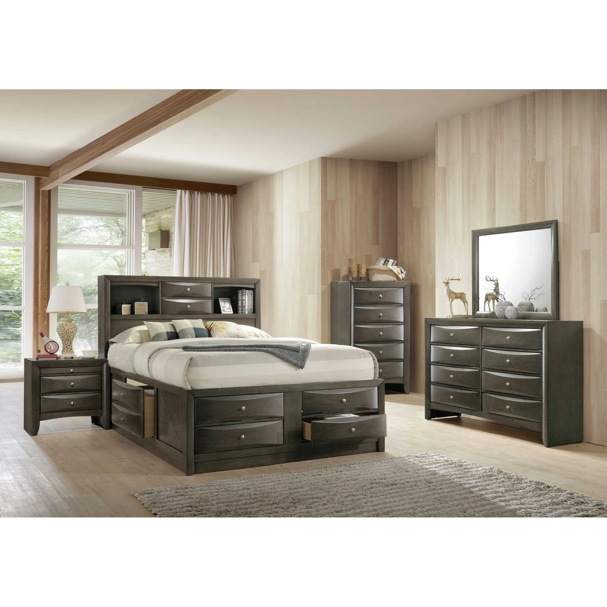 Emily Dresser & Mirror Set