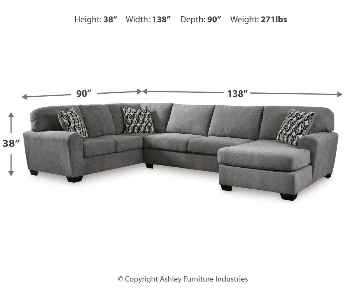Birkdale Court Sectional with Chaise - Jack’s Furniture and More (Laredo, TX)