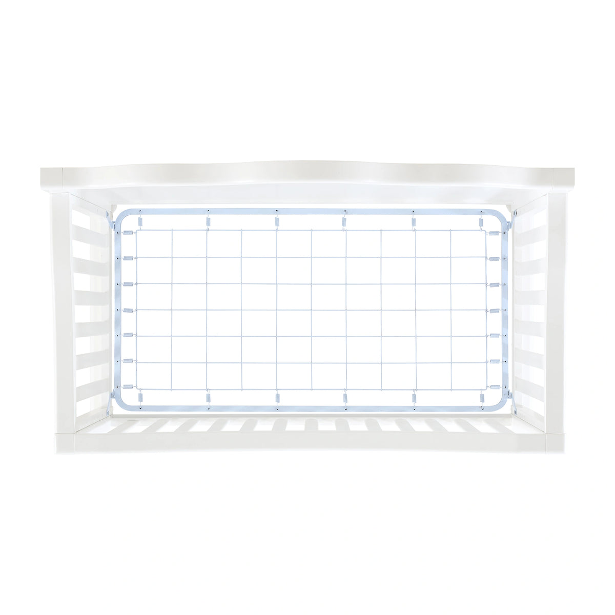 Alana Crib with Guardrails in White
