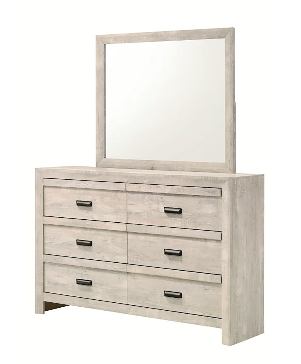 Valor 6 Drawer Dresser in Gray - Jack’s Furniture and More (Laredo, TX)