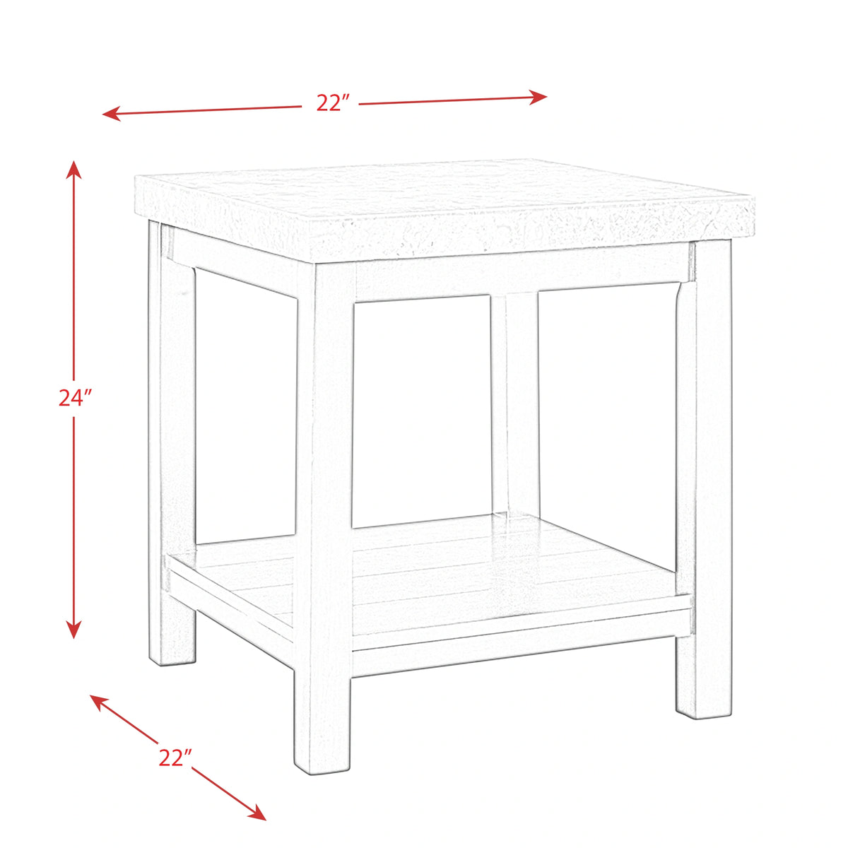 Kansas 4274 End Table