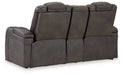Fyne-Dyme Power Reclining Loveseat with Console - Jack’s Furniture and More (Laredo, TX)