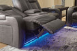 Fyne-Dyme Power Reclining Loveseat with Console - Jack’s Furniture and More (Laredo, TX)