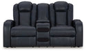 Fyne-Dyme Power Reclining Loveseat with Console - Jack’s Furniture and More (Laredo, TX)