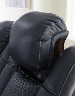 Fyne-Dyme Power Reclining Loveseat with Console - Jack’s Furniture and More (Laredo, TX)
