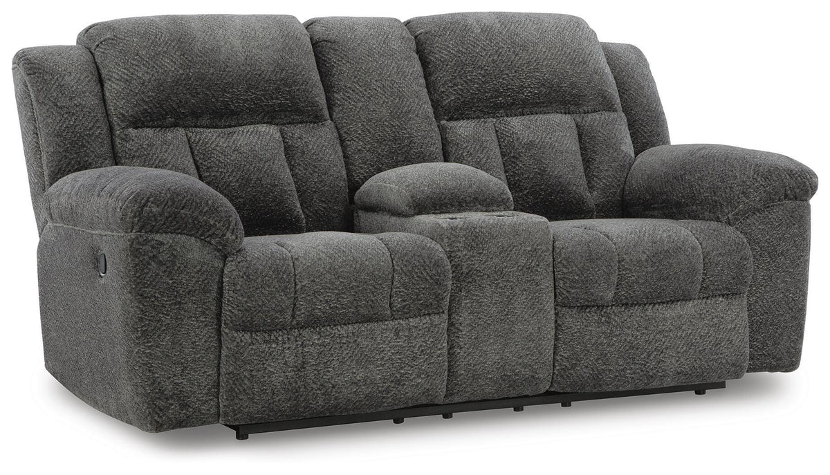 Frohn Reclining Loveseat with Console - Jack’s Furniture and More (Laredo, TX)