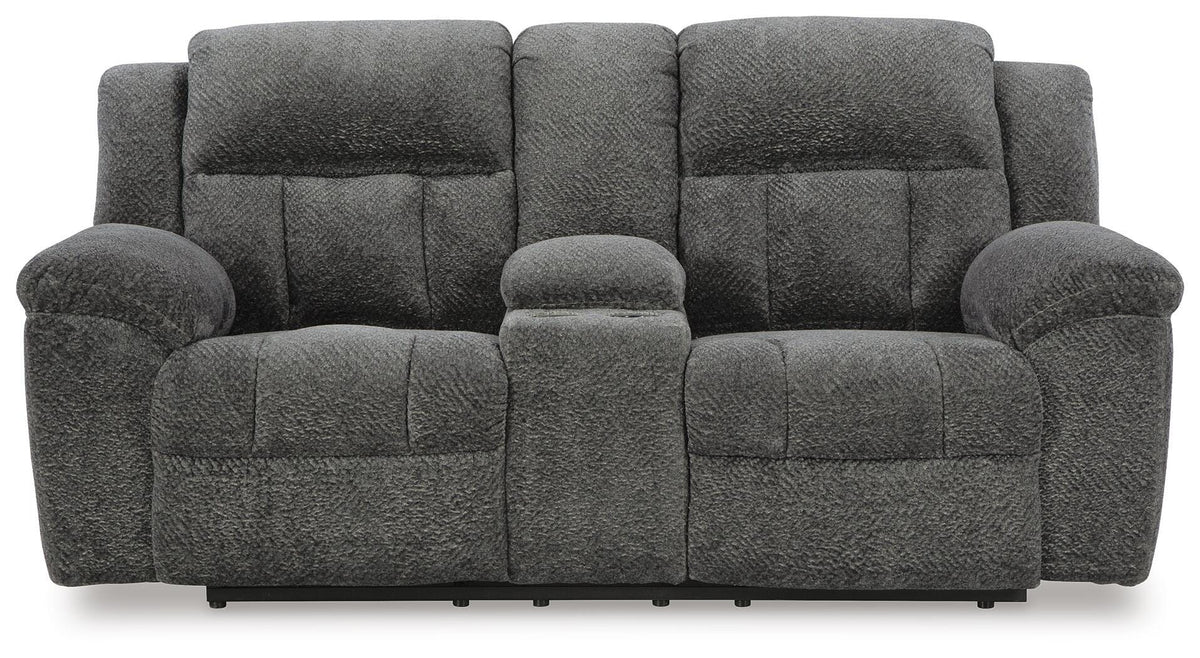 Frohn Reclining Loveseat with Console - Jack’s Furniture and More (Laredo, TX)