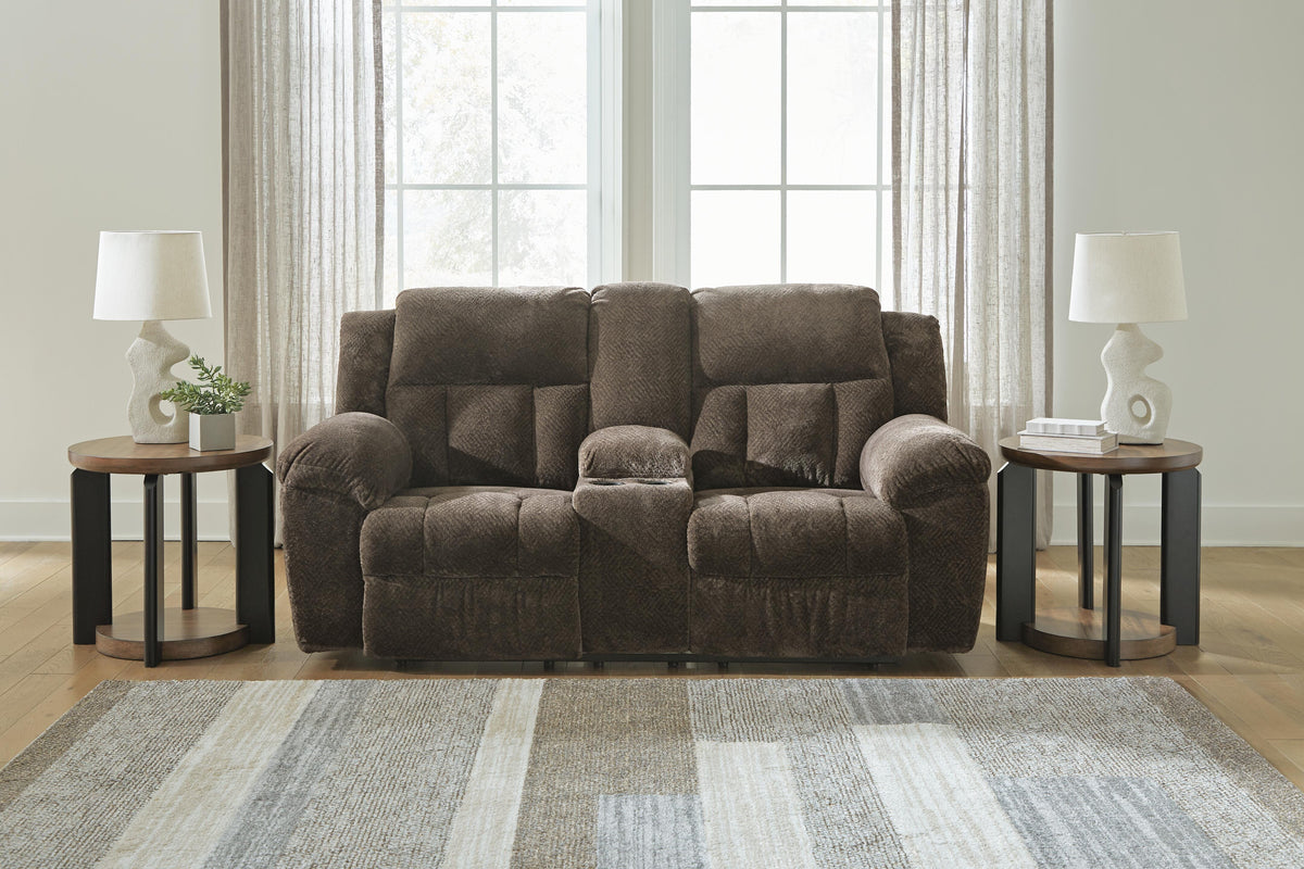 Frohn Reclining Loveseat with Console - Jack’s Furniture and More (Laredo, TX)