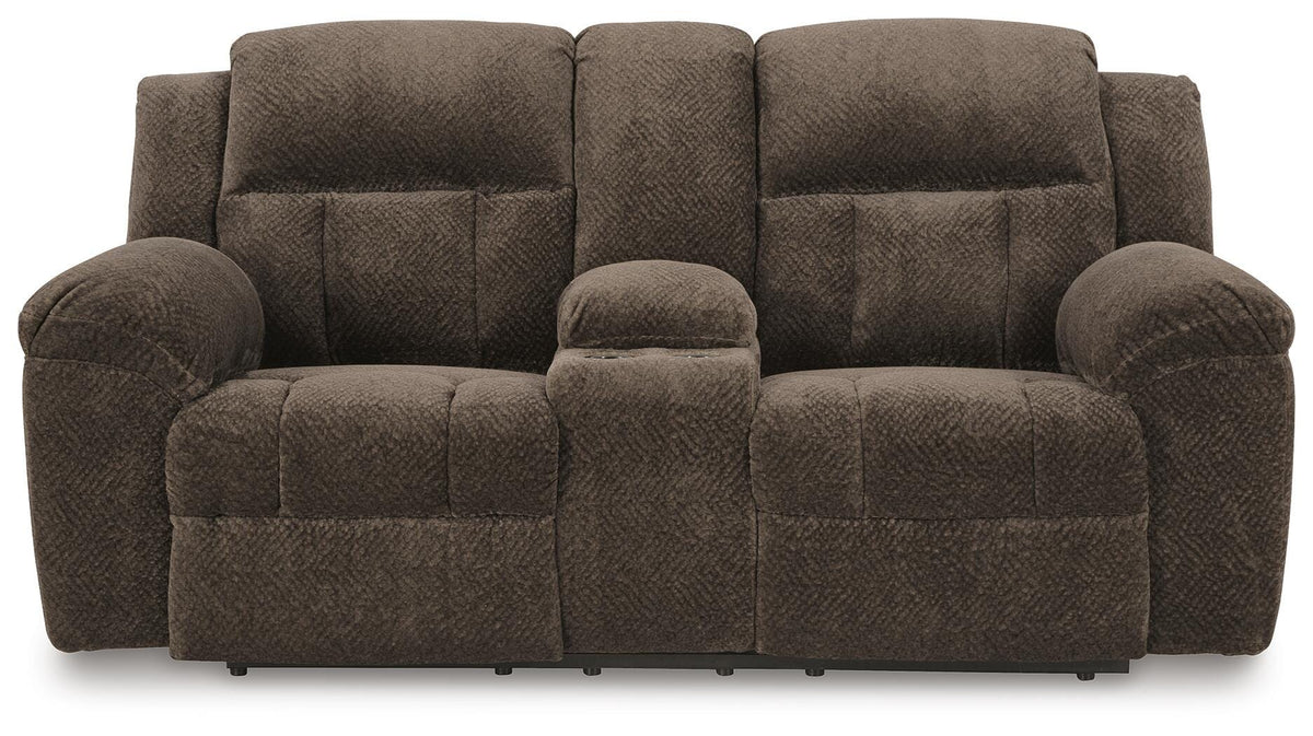 Frohn Reclining Loveseat with Console - Jack’s Furniture and More (Laredo, TX)