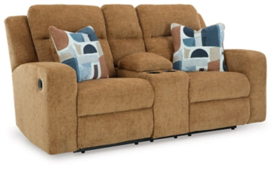 Kanlow Reclining Loveseat with Console - Jack’s Furniture and More (Laredo, TX)