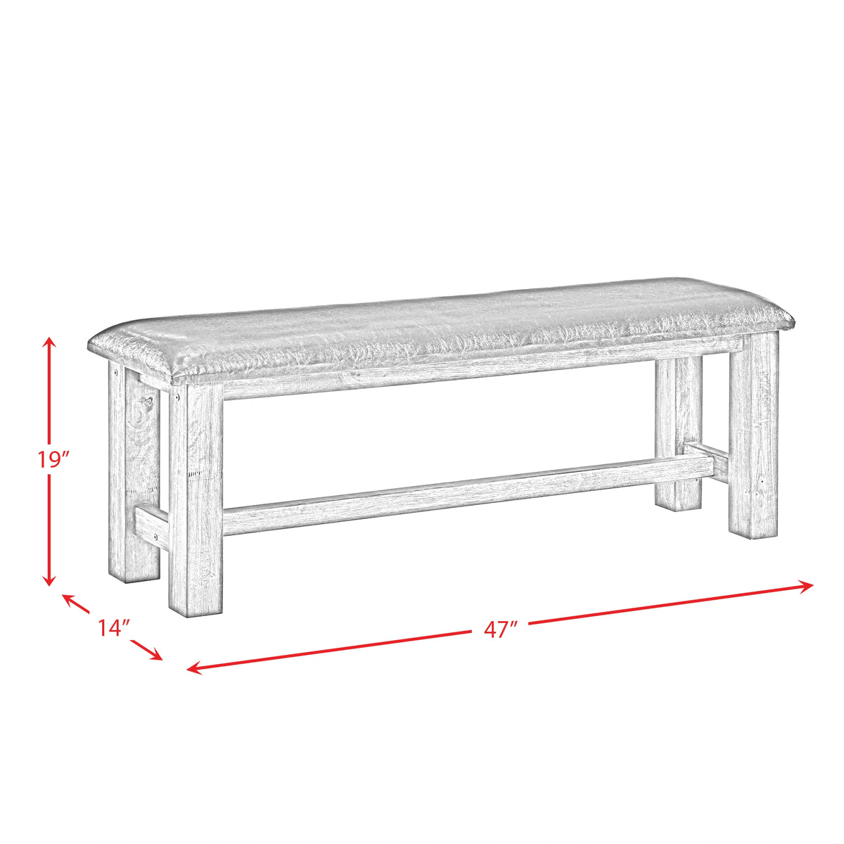 Nathan Dining with Padded Seats Set