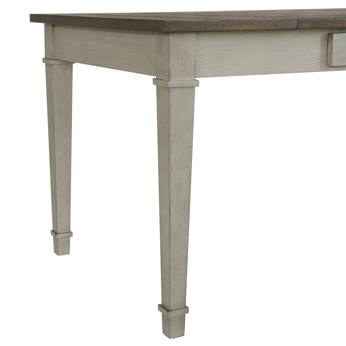 Farmington Dining Set in Medium Brown and Washed Stone