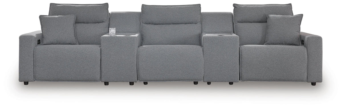 Modmax II Power Reclining Sectional with Consoles