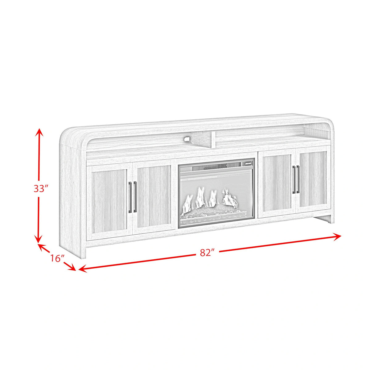 Ridgemont TV Console