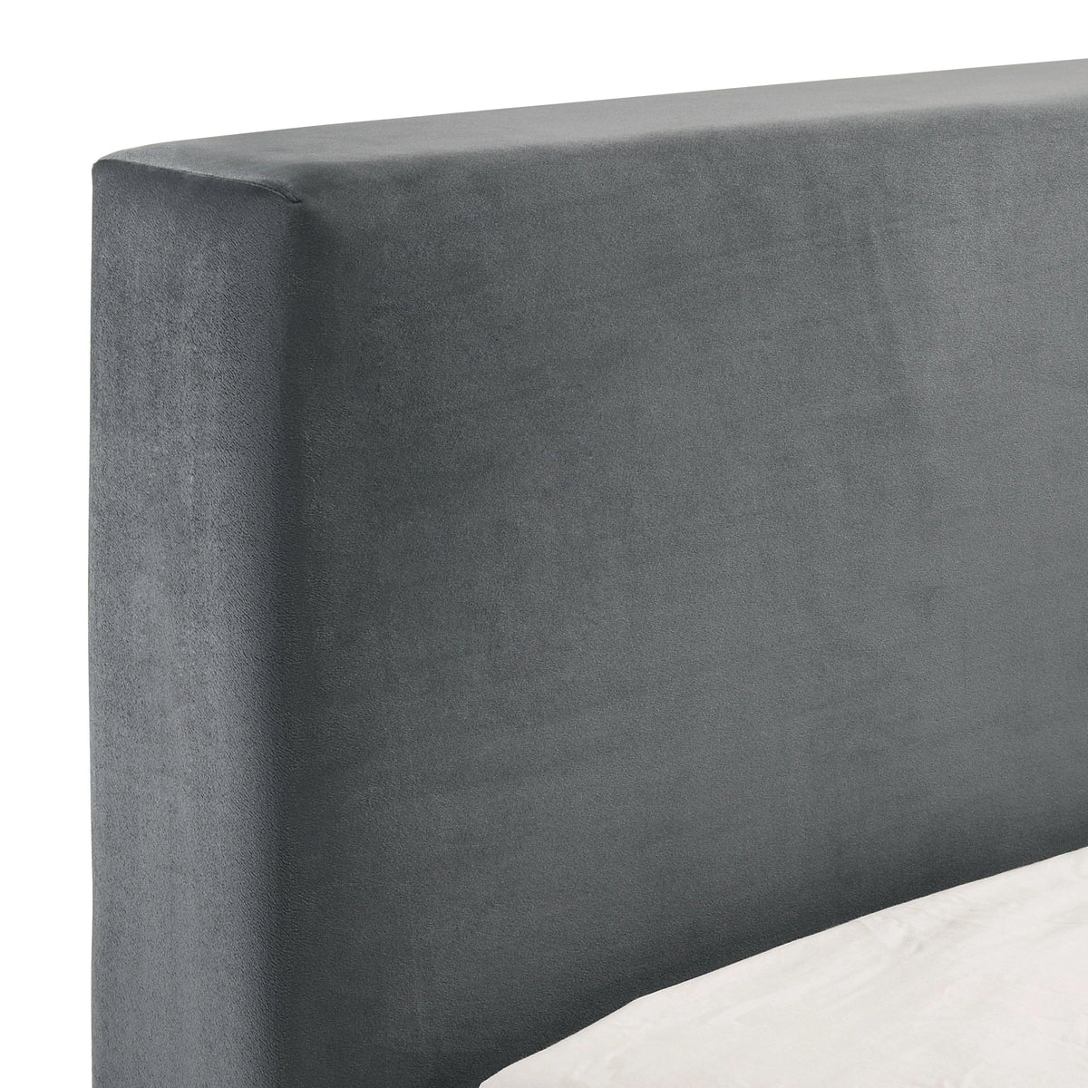 Brookhaven UPH Bed in Grey Velvet