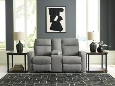 Gauntlet Reclining Loveseat with Console - Jack’s Furniture and More (Laredo, TX)