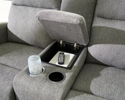 Gauntlet Reclining Loveseat with Console - Jack’s Furniture and More (Laredo, TX)