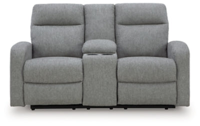 Gauntlet Reclining Loveseat with Console - Jack’s Furniture and More (Laredo, TX)