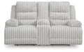 Rhines Falls Power Reclining Loveseat with Console - Jack’s Furniture and More (Laredo, TX)