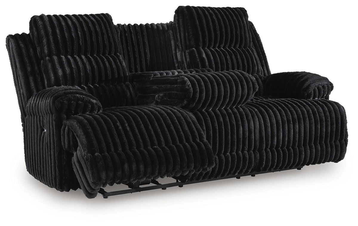 Rhine Falls Power Reclining Sofa with Drop Down Table