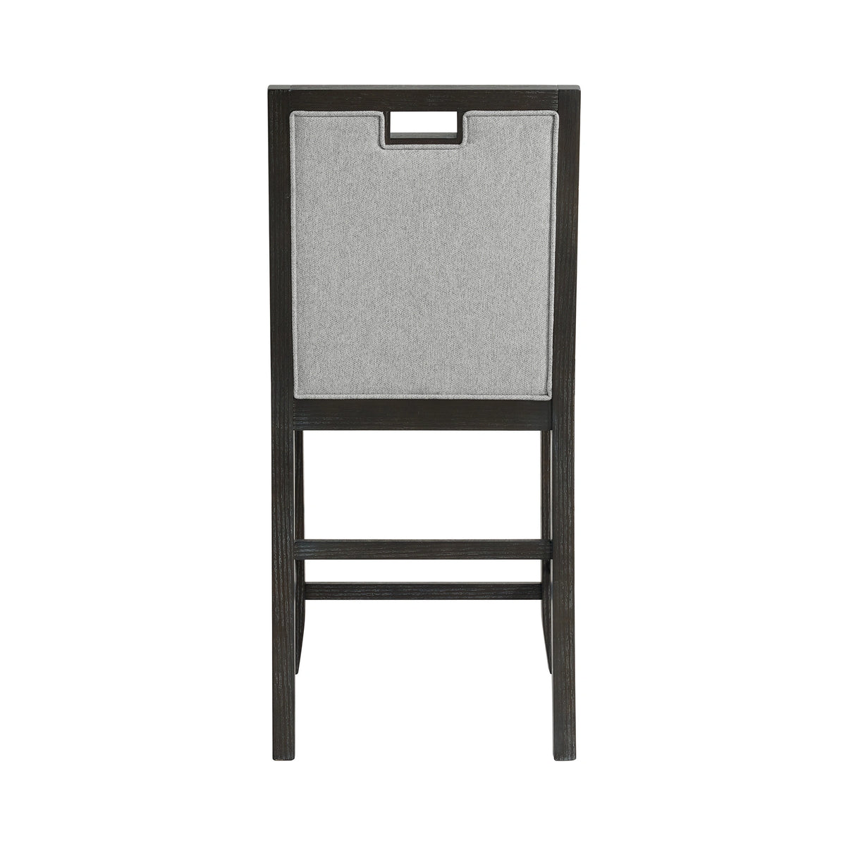 Elodie Counter Chair with Grey Fabric in Charcoal (2 Per Carton)
