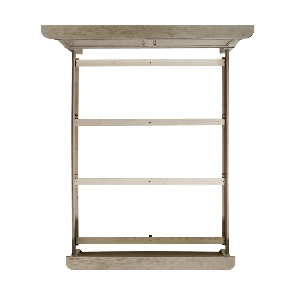 Whit-Ash Panel Bedroom Set with Door Chest in Light Grey