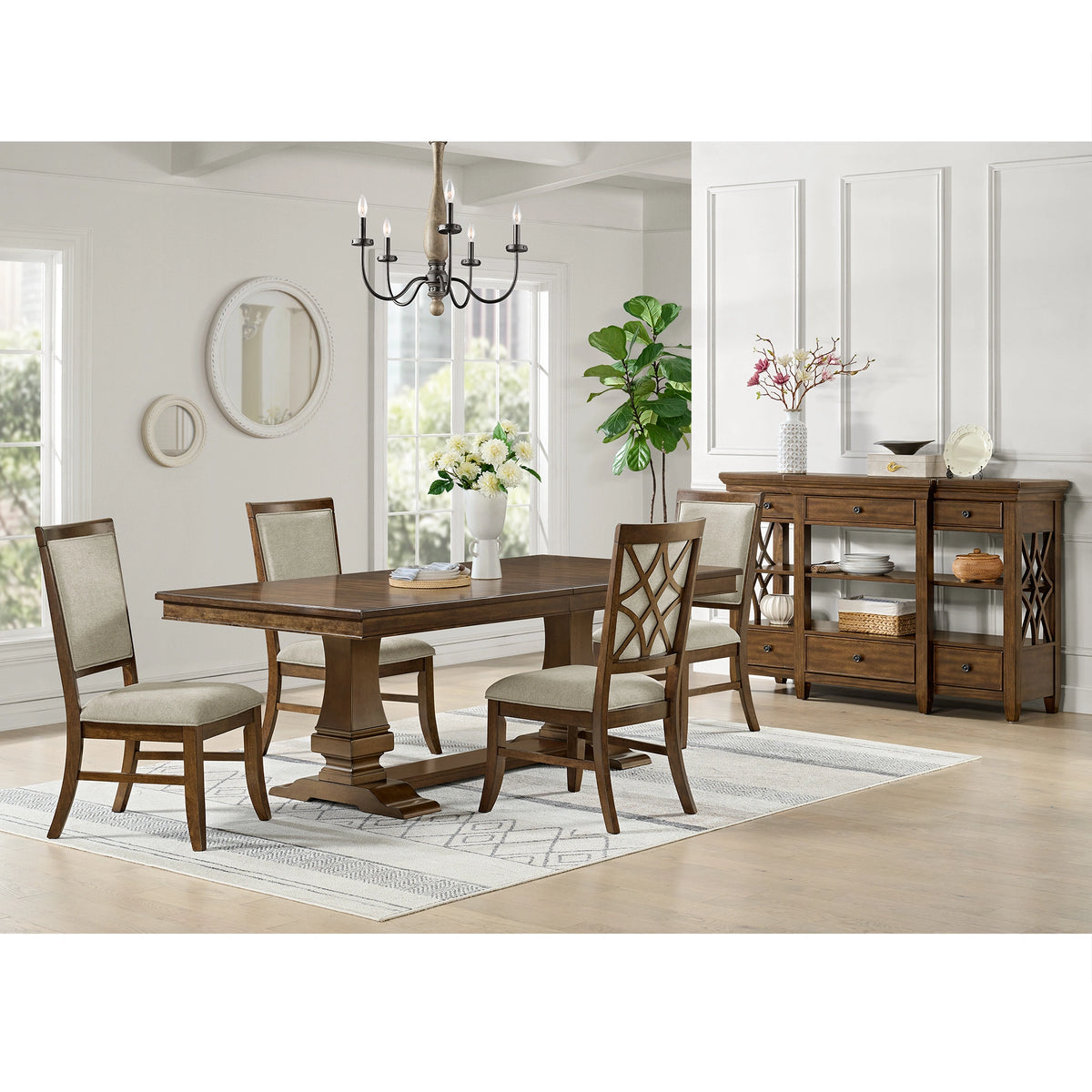 Phillipe Dining Set in Cherry
