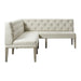 Collins Sectional Sofa Dining Set in Light Gray - Jack’s Furniture and More (Laredo, TX)