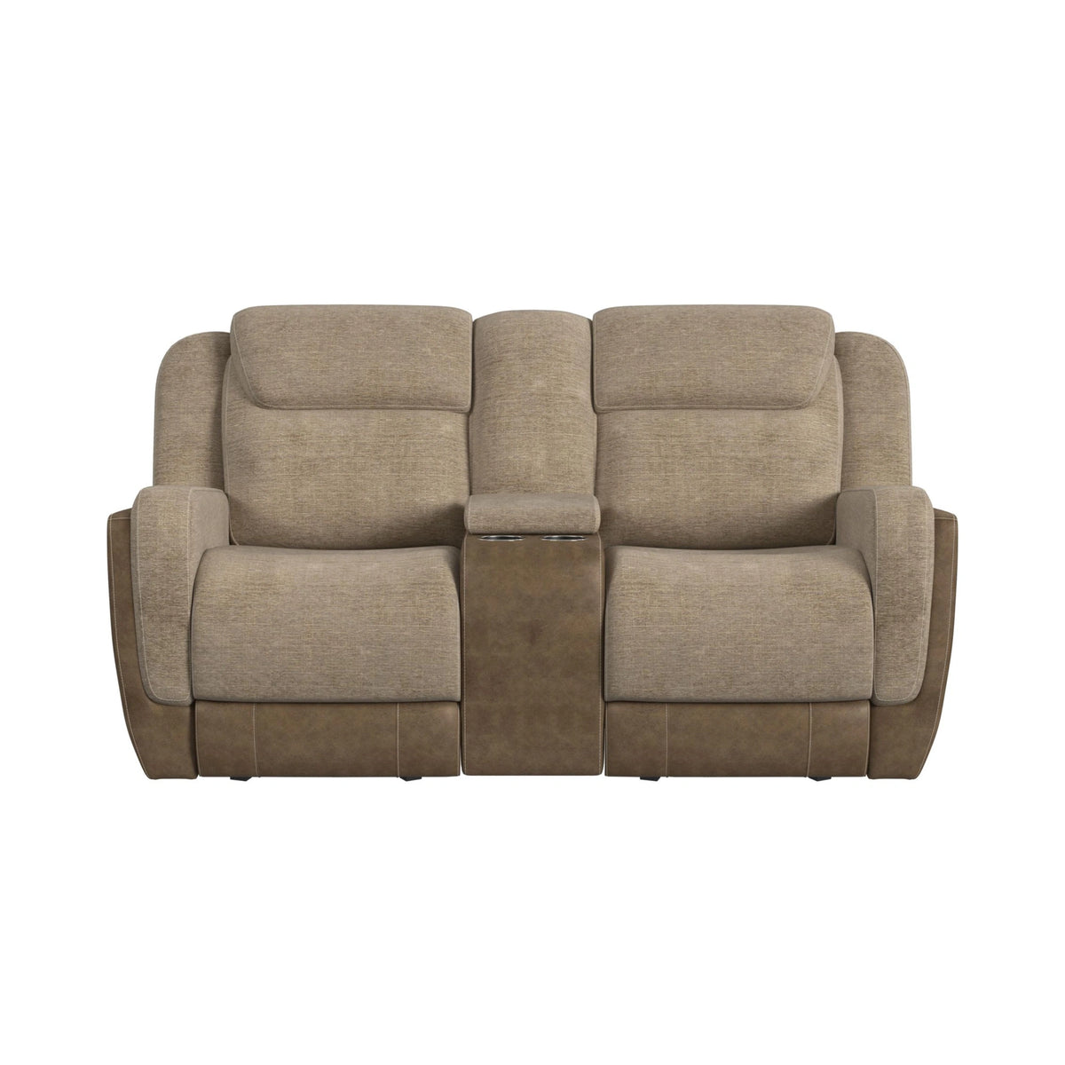Hornet Motion Glider Loveseat with Console