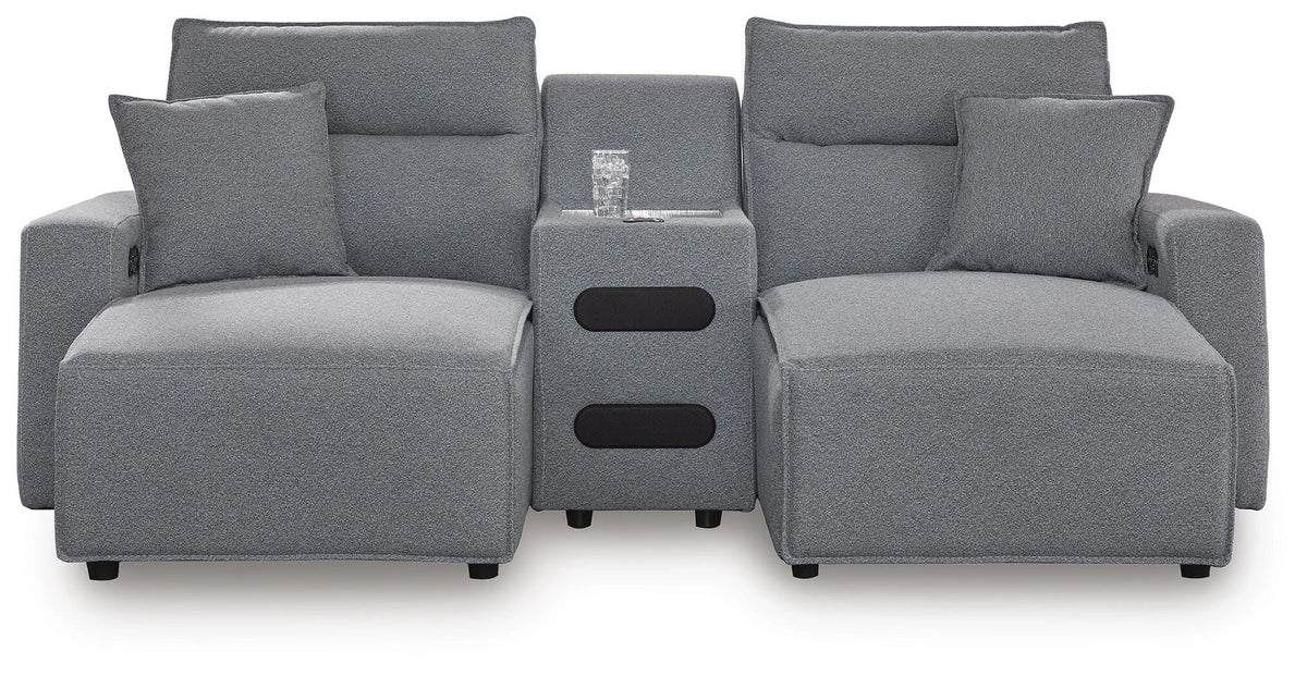 Modmax II Power Reclining Sectional with Chaise and Audio Console