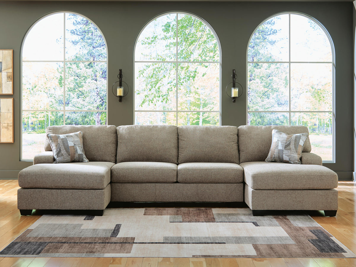Newellen Sectional with Double Chaise - Jack’s Furniture and More (Laredo, TX)