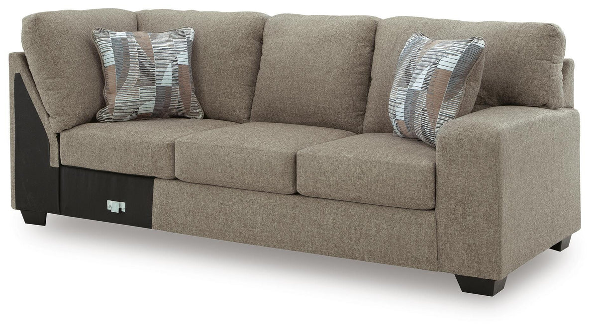 Newellen Sleeper Sectional with Chaise - Jack’s Furniture and More (Laredo, TX)