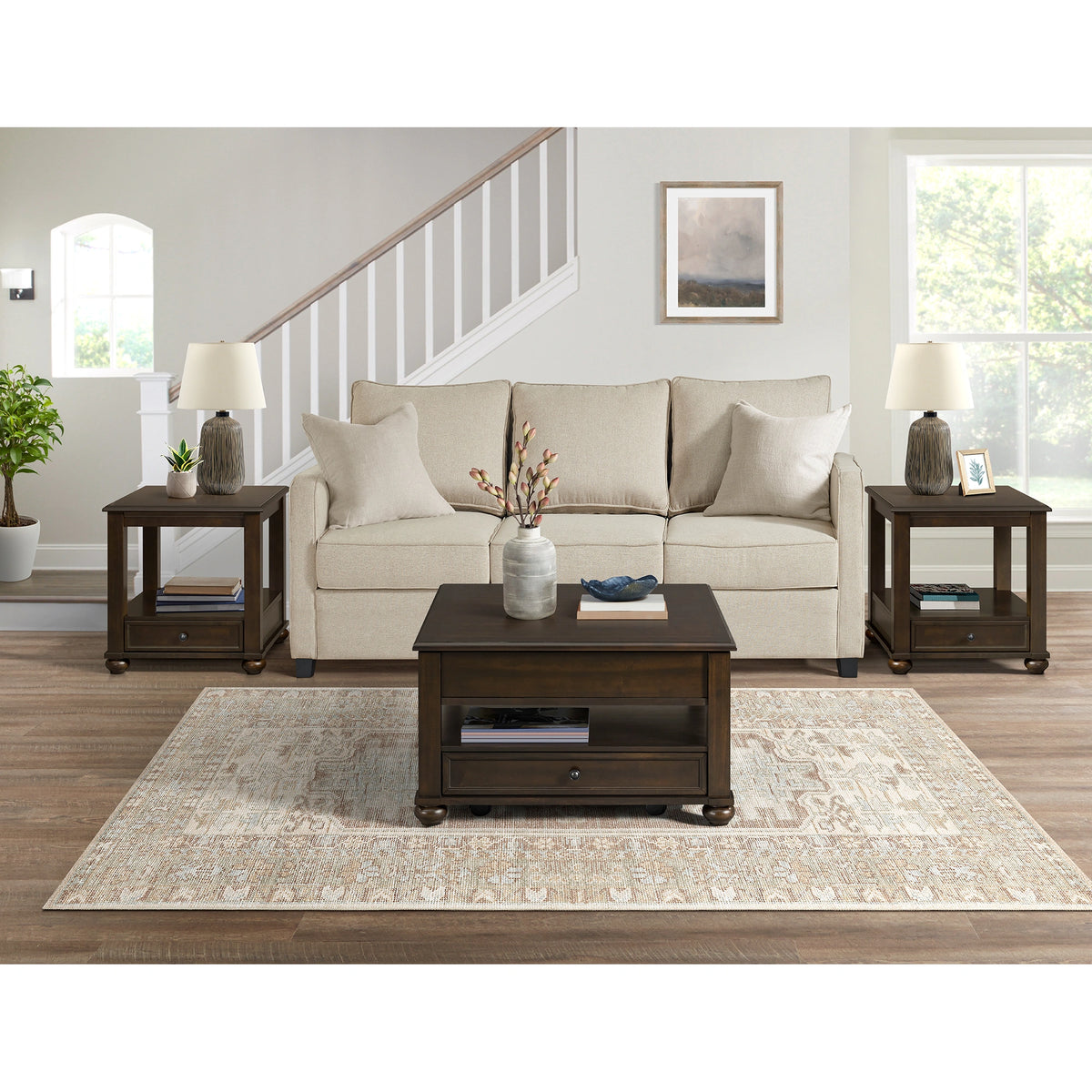 Wagner End Table in Cherry