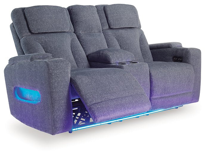Studio Cave Power Reclining Loveseat with Console