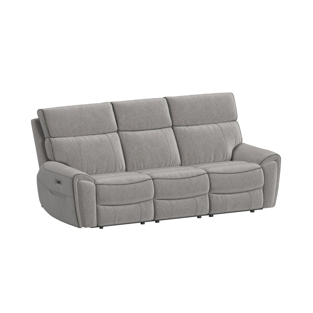 Jackpot P1 Sofa with Heat Massage in Explore Light Grey