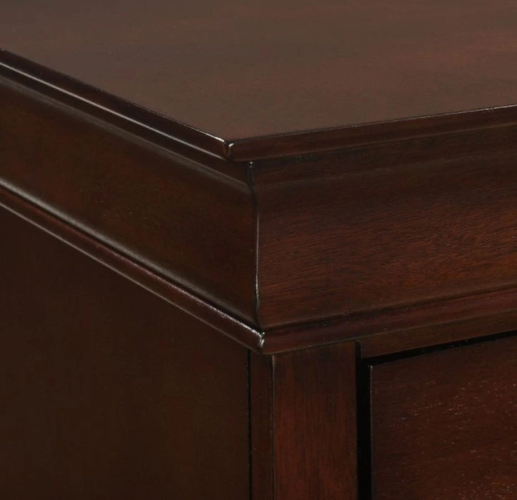 Louis Philippe Nightstand in Cherry - Jack’s Furniture and More (Laredo, TX)