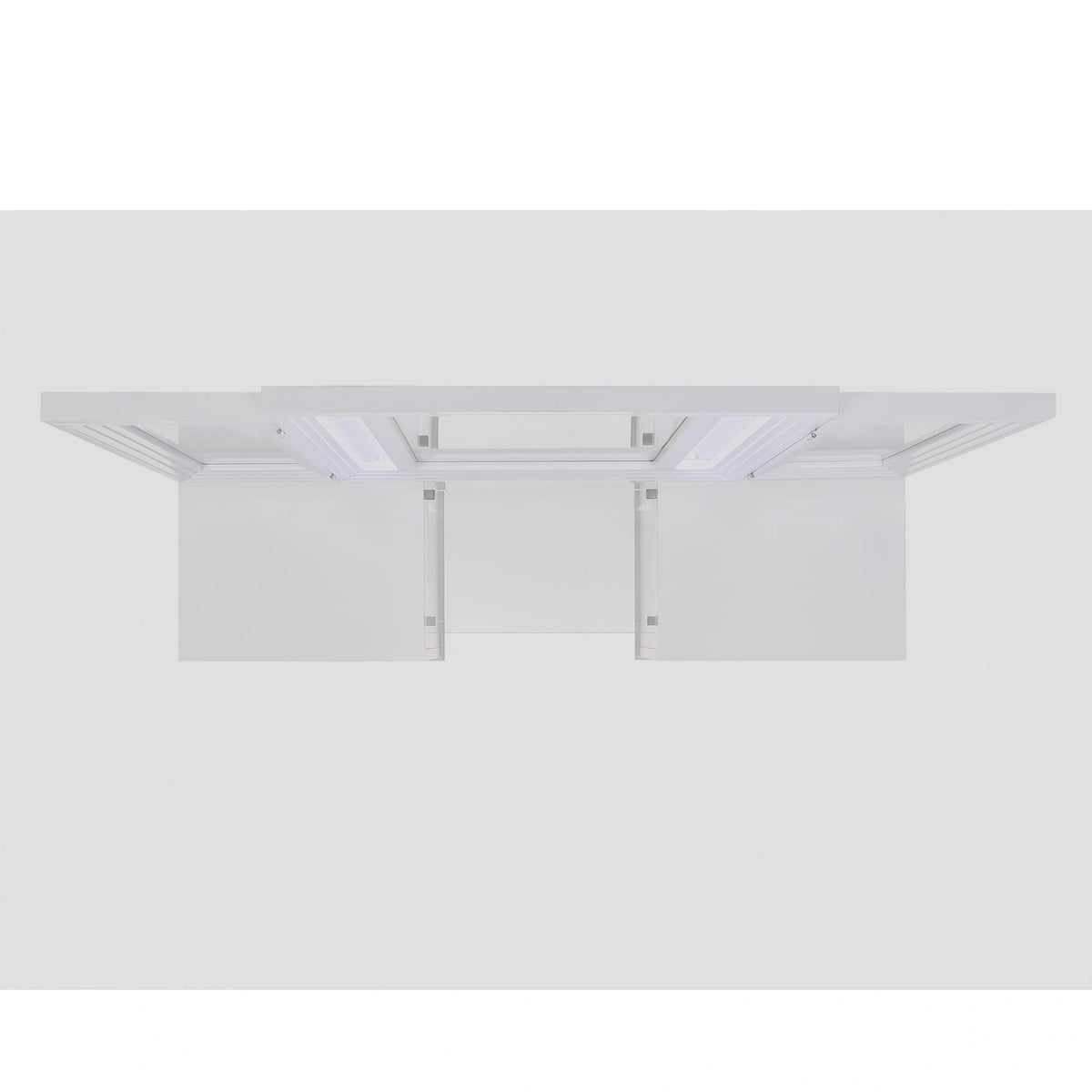 Twenty Nine Dressing Set w/LED & USB Plug in White with Stool