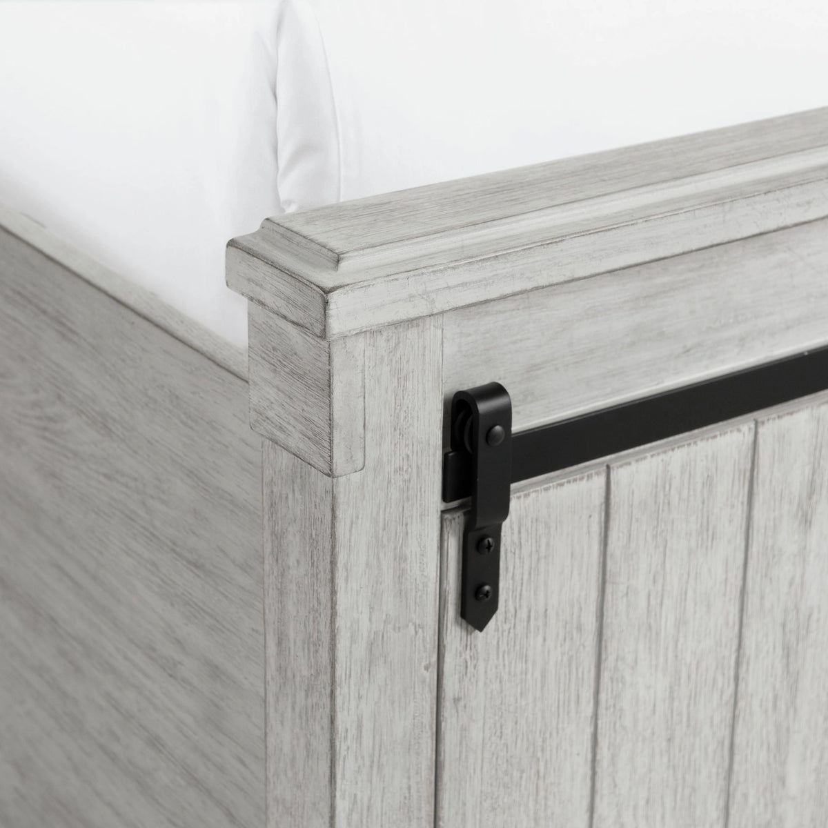 Scott Platform Storage Bedroom Set White Finish