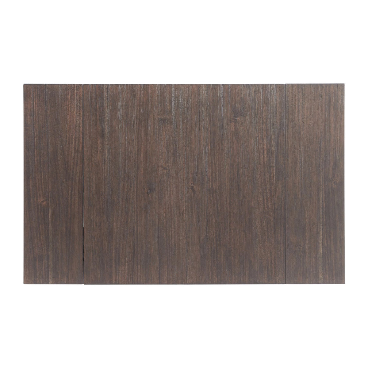 Martin 3 pc Drop Leaf Dining Set (Dark Brown Top - White Base)