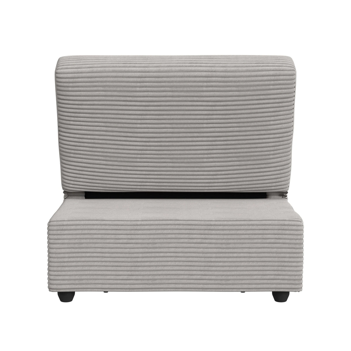 Pluto Chair with kidney pillow, Klik Klak and Pop up in Coronado Grey