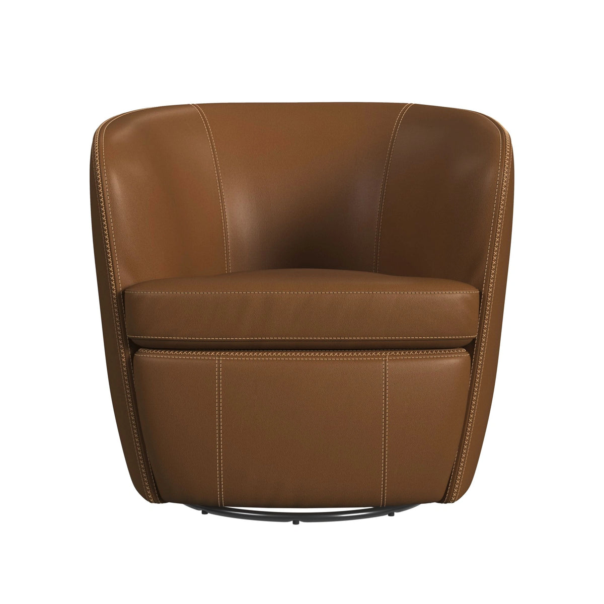 Vito Swivel Chair in Pebble Tan