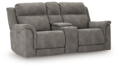 Next-Gen DuraPella Power Reclining Loveseat with Console - Jack’s Furniture and More (Laredo, TX)