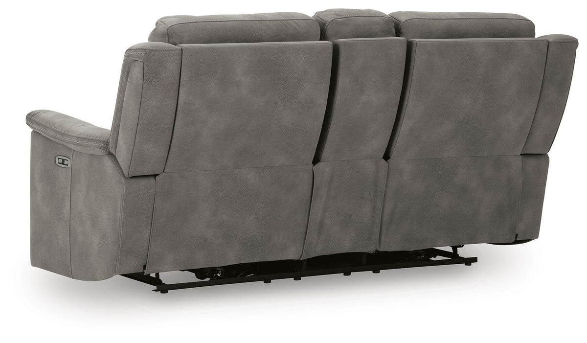 Next-Gen DuraPella Power Reclining Loveseat with Console - Jack’s Furniture and More (Laredo, TX)
