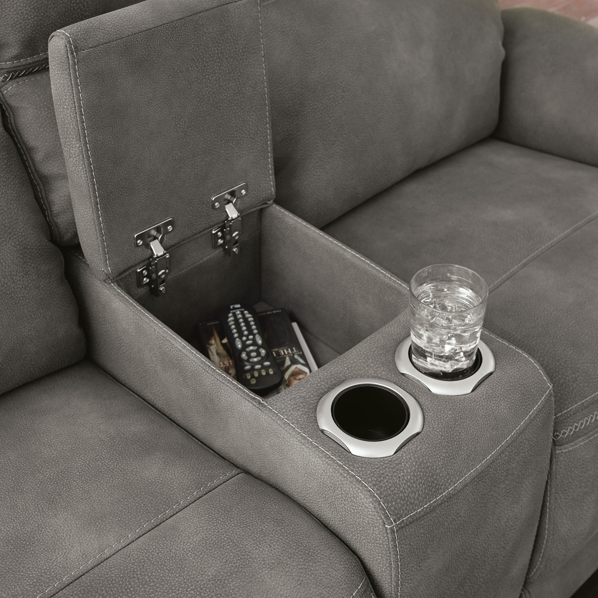 Next-Gen DuraPella Power Reclining Loveseat with Console - Jack’s Furniture and More (Laredo, TX)