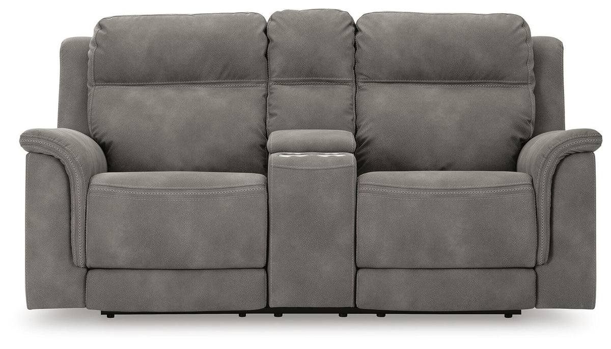 Next-Gen DuraPella Power Reclining Loveseat with Console - Jack’s Furniture and More (Laredo, TX)