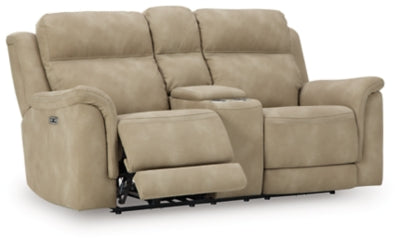 Next-Gen DuraPella Power Reclining Loveseat with Console - Jack’s Furniture and More (Laredo, TX)