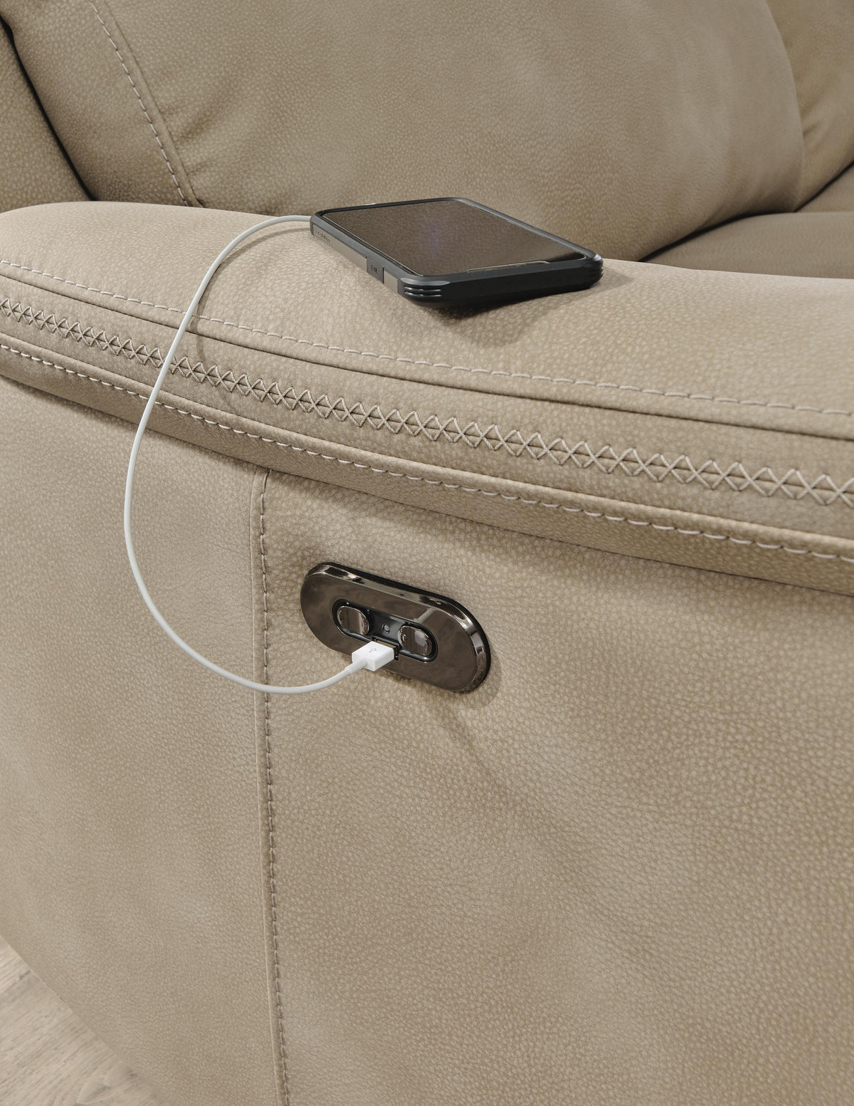 Next-Gen DuraPella Power Reclining Loveseat with Console - Jack’s Furniture and More (Laredo, TX)