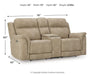 Next-Gen DuraPella Power Reclining Loveseat with Console - Jack’s Furniture and More (Laredo, TX)