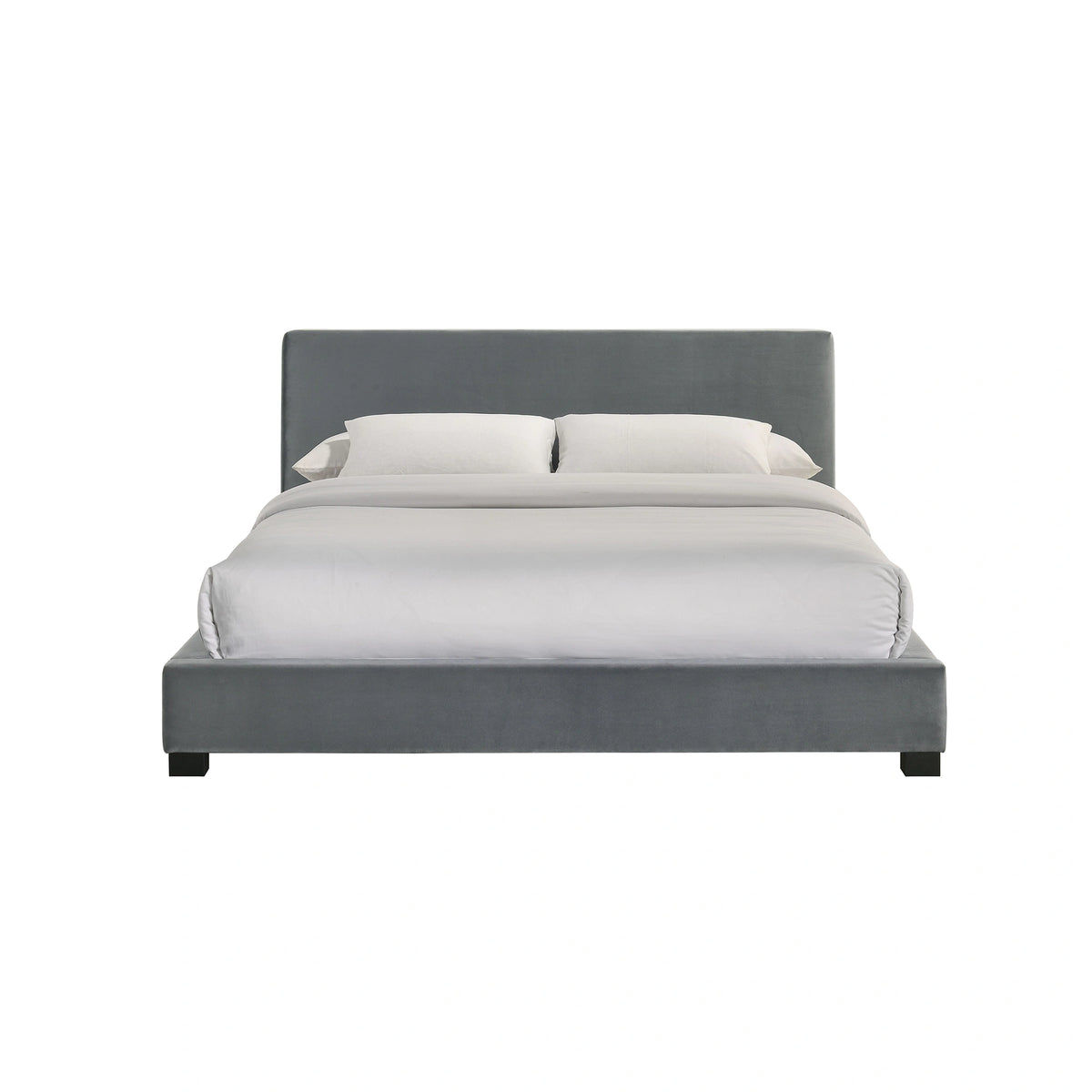 Brookhaven UPH Bed in Grey Velvet