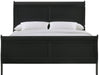 Louis Philippe Full Panel Bed in Black - Jack’s Furniture and More (Laredo, TX)